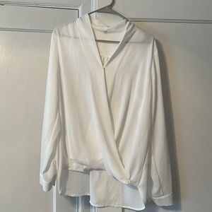 Never worn white dress blouse. Size XL.